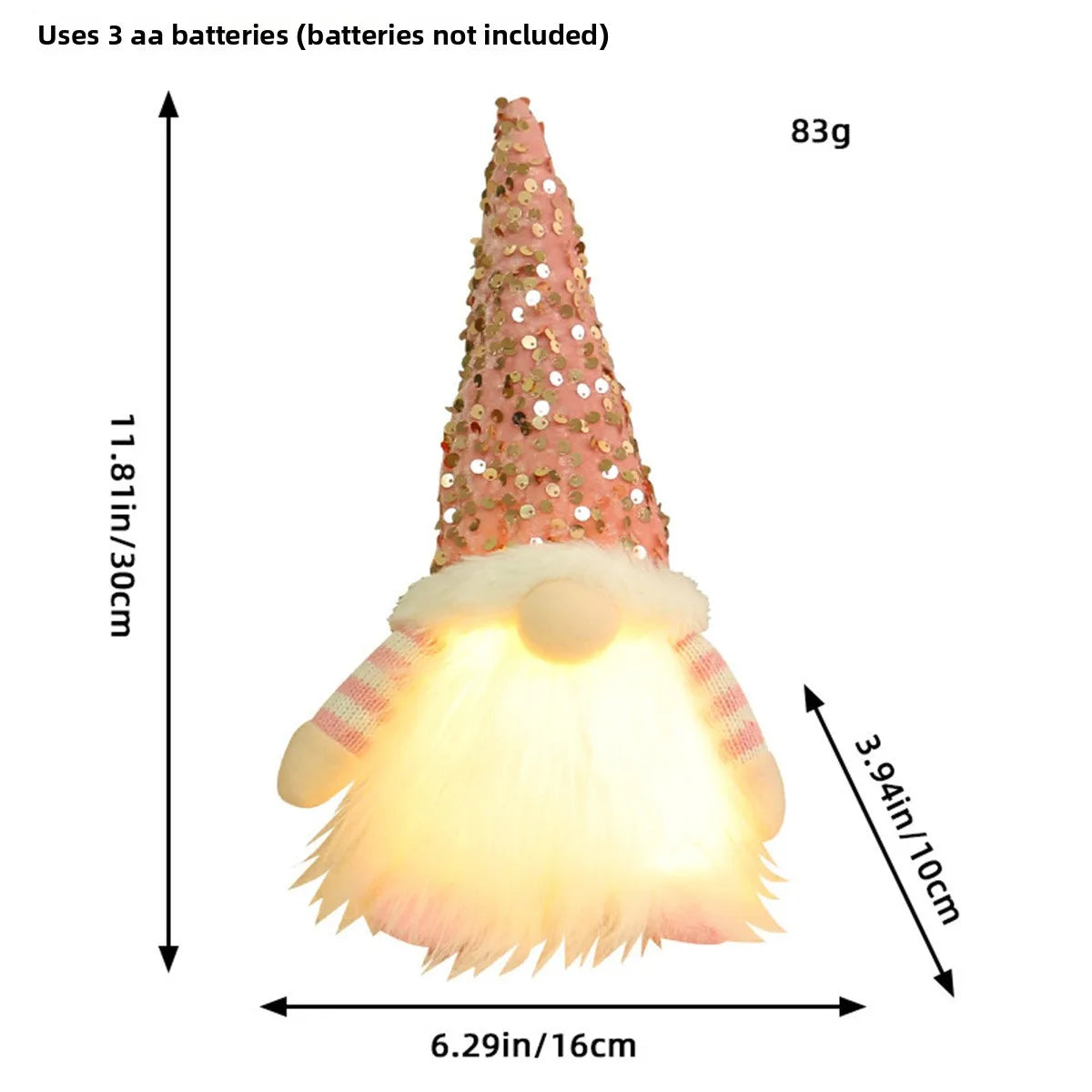 Magical Glowing Gnome Christmas Decor™